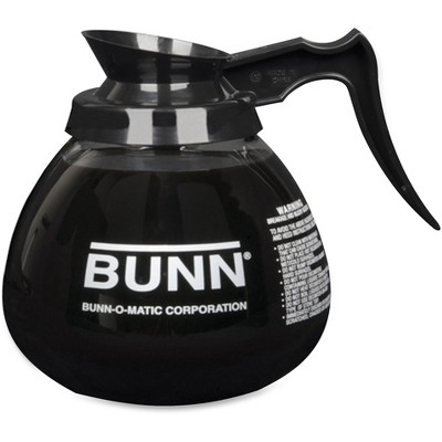 Bunn-O-Matic Corporation 12-Cup Decanter Regular Clear/Black Handle 424000101