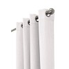 1pc 52"x84" Blackout Kona Curtain Panel White - Thermaplus: Modern Energy Efficient, Thermal Insulated, Noise Reduction - 4 of 4