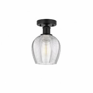 Norfolk - 1 Light Semi-Flush Mount In Industrial Style-9.62 Inches Tall and 5.75 Inches Wide - 1 of 1