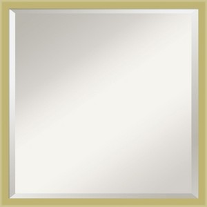 Amanti Art Incline Beveled Wood Framed Bathroom Vanity Wall Mirror - 1 of 4