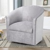 Polyester Microfiber Swivel Chair with Dacron-Wrapped Seat, Foam Cushion, and 360-Degree Swivel - 2 of 4