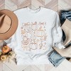 Simply Sage Market Coquette Pumpkin And Leaves Outline Sweatshirt - 3 of 4