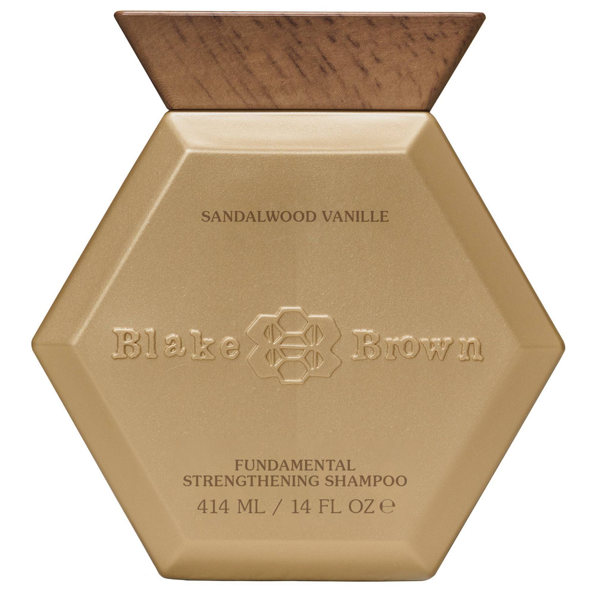 Blake Brown Fundamental Strengthening Shampoo - Sandalwood Vanille – Warm Vanilla Fragrance - 14 fl oz