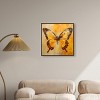 Art Remedy Golden Ochre Butterfly II Elegant Butterfly Wall Art Framed - 2 of 4