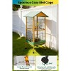 Pet Products Parrot Playstand with Wheels, Bird Cage Stand Activity Play Center with Perches and Ladders, Indoor Outdoor Playground for Birds - 4 of 4