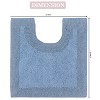 Home Weavers Luxury Collection 100% Cotton Tufted Bathroom Rug, Non-Slip Latex Bath Rug - 3 of 4