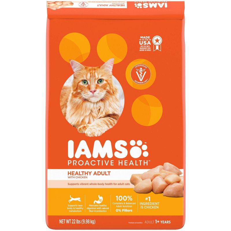IAMS Proactive Health with Chicken Adult Premium Dry Cat Food, 1 of 12