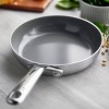 GreenPan GP5 Stainless Steel 5-PLY Healthy Ceramic Nonstick 8" Open Fry Pan PFAS-Free - 2 of 4