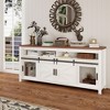Homhougo TV Stand for TVs up to 60" White - 4 of 4