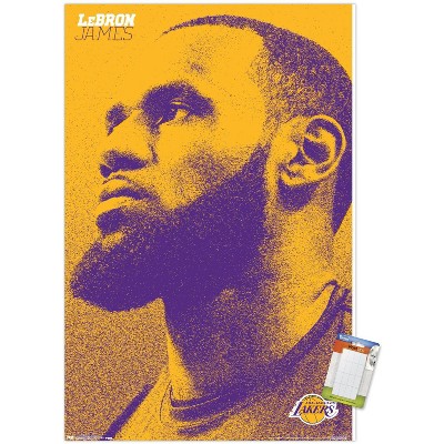 Trends International Nba Los Angeles Lakers - Lebron James 21 Unframed Wall  Poster Print White Mounts Bundle 14.725 X 22.375 : Target