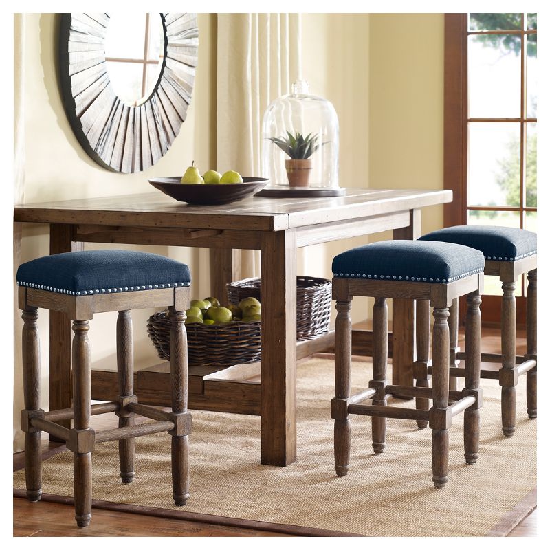 Set of 2 26" Lynton Counter Height Barstools, 3 of 8