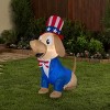 5' Lighted Inflatable Fourth of July Dog - National Tree Company - 2 of 2