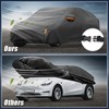 Unique Bargains 210T Polyester Outdoor Full Car Cover Black - 4 of 4