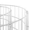 vidaXL Circular Gabion Pole Galvanized Steel Ã˜39.4"x39.4" - 4 of 4