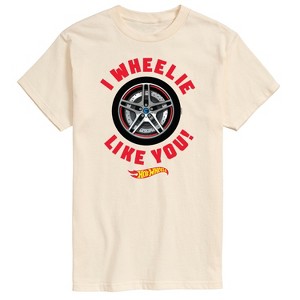 Men's - Hot Wheels - Valentine's I Wheelie Like You Short Sleeve Graphic T-Shirt - 1 of 4