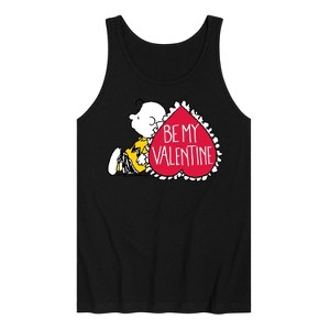 Men's - Peanuts - Be My Valentine Graphic Tank Top - 1 of 4