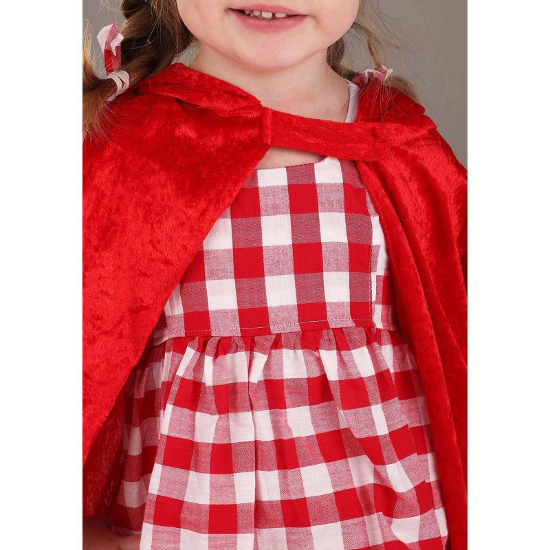 HalloweenCostumes.com Girl's Toddler Red Riding Hood Tutu Costume, 3 of 6
