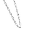 Pompeii3 Men's Polished Steel Single Tone Clasp 8mm Flexible H Link  22" Chain - 2 of 3