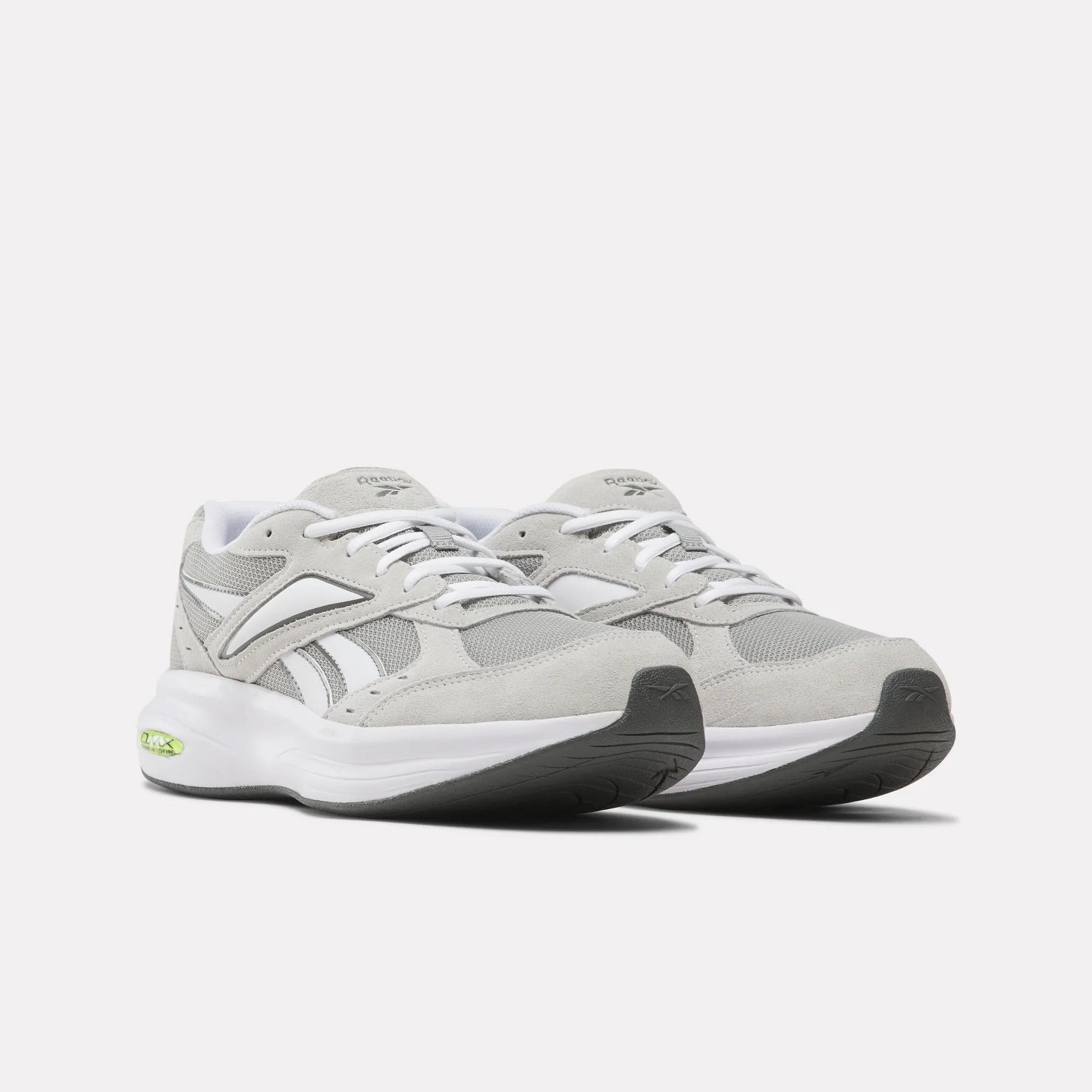Мужские кроссовки Reebok DMX Comfort+ Walk Ultra Shoes Size 10 AHA - New Grey 2/White, цвет: Серый — фото 4