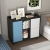 CAVINAS Sideboard Buffet Cabinet with Doors,Kitchen Storage Cabinet with 2 Drawers & Open Compartments,for Kitchen,Dining Room - 2 of 4