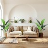 Artificial Bird of Paradise Plant – Realistic Faux Tree with Trunks & Pot, 4/5/6ft Indoor/Outdoor Decor (1 or 2 Pack) - 2 of 4