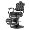 Karl Home Reclining Ergonomic Hydraulic Barber Chair Beauty Spa Styling Equipment in Black with Arms - 4 of 4