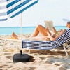 Tangkula Patio Fillable Umbrella Base Stand Water & Sand Filled Weighted Market Pole 1.5" - 4 of 4