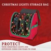 Hold N' Storage - Premium Christmas Light Storage Bag with Reinforced Handles and 3 Reels stores up to 375 ft Christmas Lights - 4 of 4