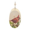 Wood Cardinal Bird Tree Disc Ornament (Set of 24) - 2 of 4