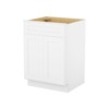 HOMLUX Easy-DIY Ready to Assemble Bath Vanity Cabinet without Top in Shaker White - 2 of 4