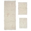Bell Flower Collection Cotton Floral Pattern Tufted Bath Rug Set Pack of 3 - Home Weavers - 2 of 4