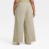 Women's High-Rise Drawstring Wide Leg Relaxed Fit Beach Pants - Universal Thread™ - 2 of 3