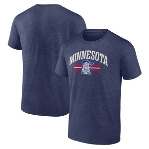 MLB Minnesota Twins Men's Bi-Blend Short Sleeve T-Shirt - 1 of 3