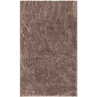 August Shag Aug900 Power Loomed Area Rug - Taupe - 3'x5' - Safavieh ...