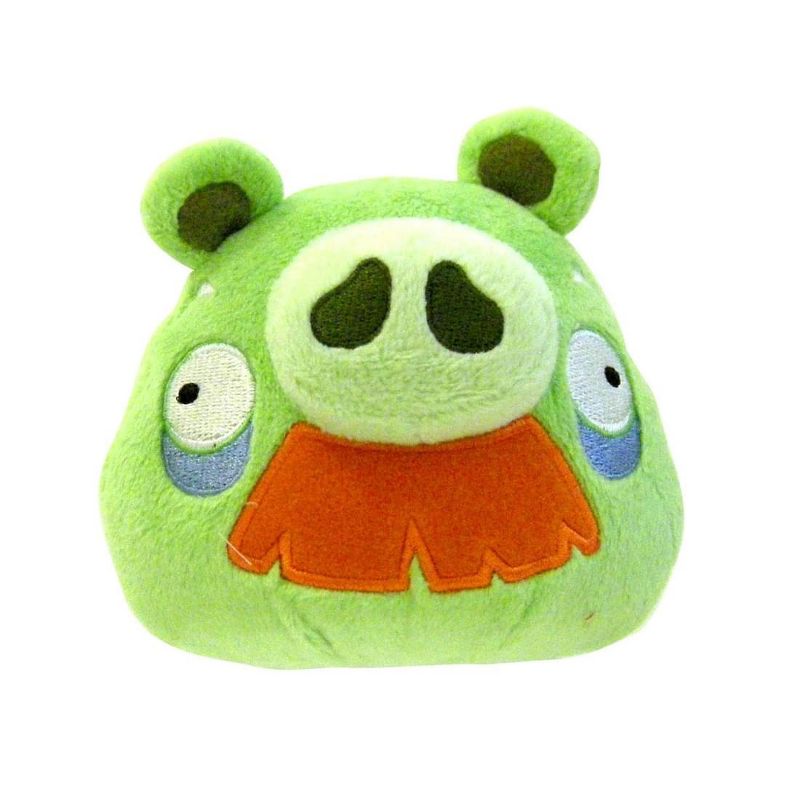 Commonwealth Toys Angry Birds 12" Moustache Pig Plush Officially Licensed, 1 of 2