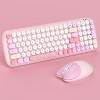 SAHARA - Wireless Keyboard & Mouse Combo - Soft Click, Colorful 100 Keys - 3 of 4