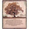 Manual Woodworks and Weavers Motivational Tapestry Throw – Living Life Design Woven Cotton Blanket with Fringe - 2 of 3