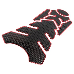 Unique Bargains Universal Motorbike Gas Oil Fuel Tank PVC Rubber Badge Sticker 1 Pc - 1 of 4