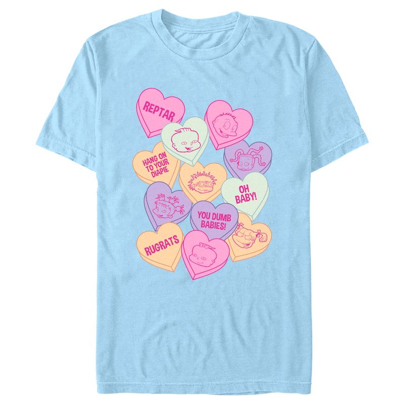 Men's Rugrats Candy Hearts T-Shirt, 1 of 5