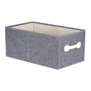 Unique Bargains Fabric Collapsible Storage Bins with Handles - 1 of 4