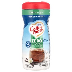 Coffee Mate, Powder Coffee Creamer, Zero Sugar, French Vanilla, 10.2 oz - 1 of 2