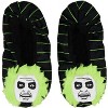 Beetlejuice Slippers 3D Hair Embroidered Character Slipper Socks No-Slip Sole - 3 of 4