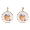 Pumpkin Cutting Board (Set Of 2) 12.25" Pine Watercolor Design Autumn Decor By Melrose - 2 of 3