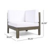 Runessay White, armchair, single armchair, corner chair - 2 of 4