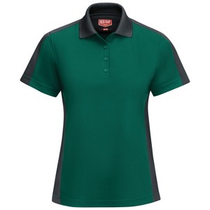 Red Kap Women's Short Sleeve Performance Knit Two-Tone Polo - 1 of 1
