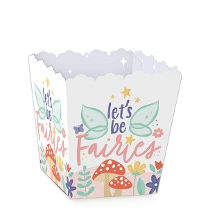 Big Dot of Happiness Let's Be Fairies - Party Mini Favor Boxes - Fairy Garden Birthday Party Treat Candy Boxes - Set of 12 - 1 of 4