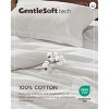 100% Washed Cotton Duvet Cover Minimalist Cotton Duvet Cover for All Seasons GentleSoft™ Plain Simple Bedding Set - 3 of 4