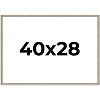 PosterPalooza | Classic Modern Silver Picture Frame - UV Acrylic, Backing Board, Hanging Hardware Included - 2 of 4