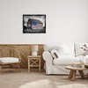 Stupell Industries Black & White Barn with American Flag Floating Frame Canvas Art - 3 of 4