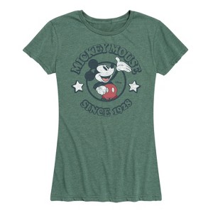 Women's - Disney - Mickey Mouse Since 1928 Short Sleeve Graphic T-Shirt - 1 of 4